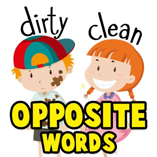 Opposite Words Or Antonyms For Kids Icon