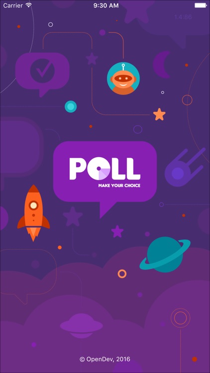 Poll - send questions with photos to your friends