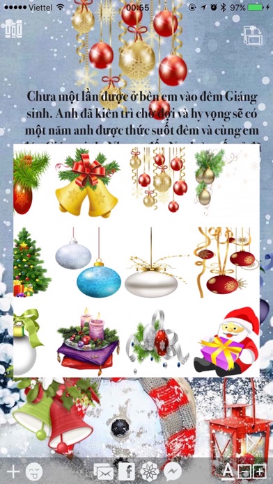 How to cancel & delete Làm thiệp Noel Giáng Sinh hay nhất 2017 - Xmas from iphone & ipad 3