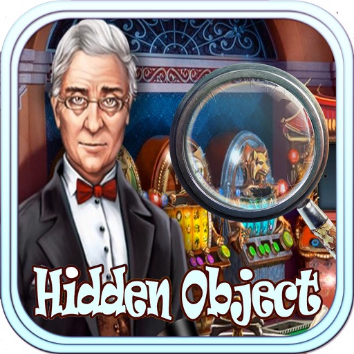 Hidden Object: Mysterious Detective in Casino Icon