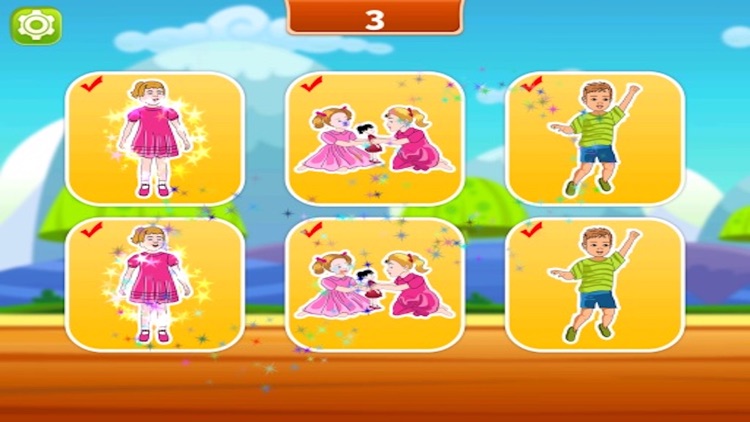 Matching Pairs Family-Flashcard Game For Toddlers screenshot-3