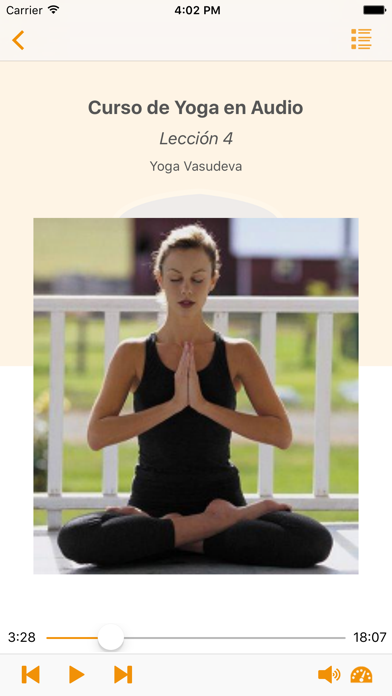 Curso de Yoga en Audio Screenshot 2
