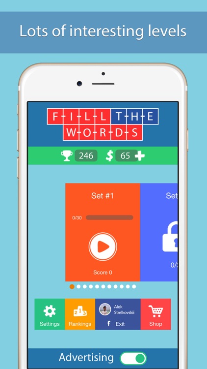 Find Words: the topics