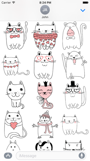 Cat Emotion Cute Sticker Pack 02(圖1)-速報App