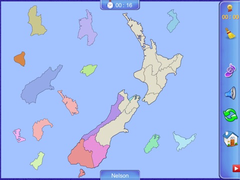 New Zealand Puzzle Map screenshot 2