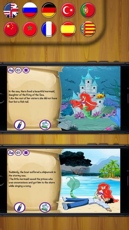 Tale of the Little Mermaid - interactive books