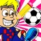 Sport Game Paint Football Junior Coloring Page