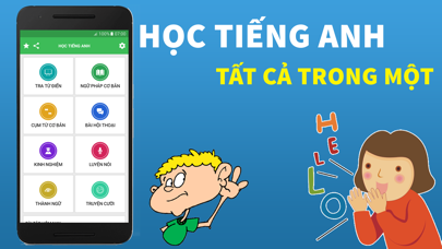 How to cancel & delete Học Tiếng Anh Offline - Miễn Phí from iphone & ipad 1