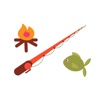 Fishing & Camping Sticker Set for iMessage