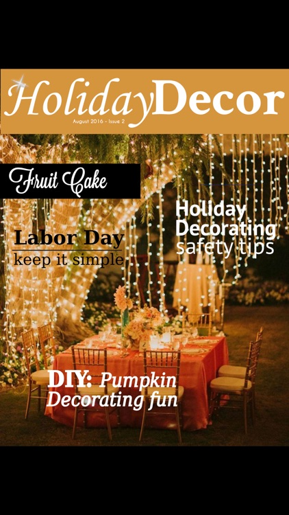 Holiday Decor Magazine