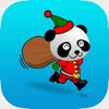 Panda Christmas Sticker