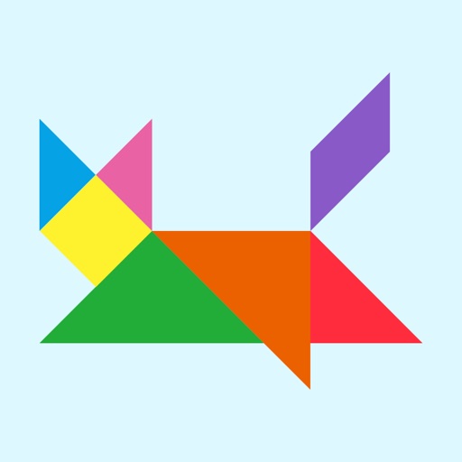 Seven Pieces-Tangram Puzzles for Kids icon
