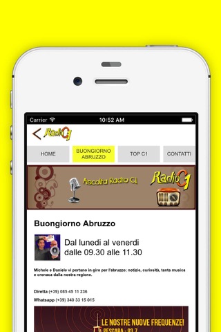 Radio C1 Abruzzo screenshot 4