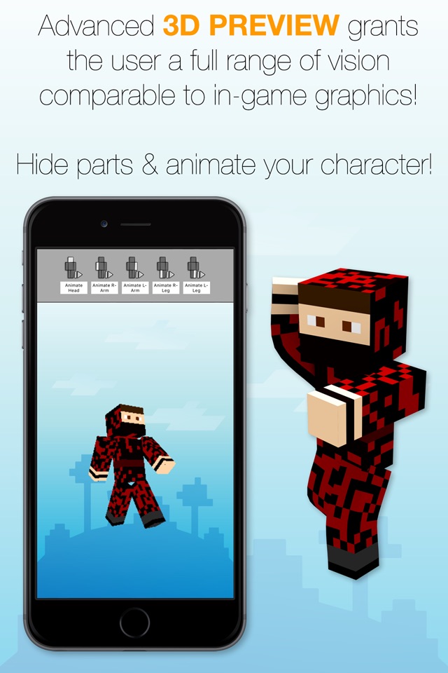 Skin Creator Free For Minecraft Game Textures screenshot 4