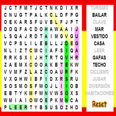 Activities of Spanish Word Search - Language - 10 Levels