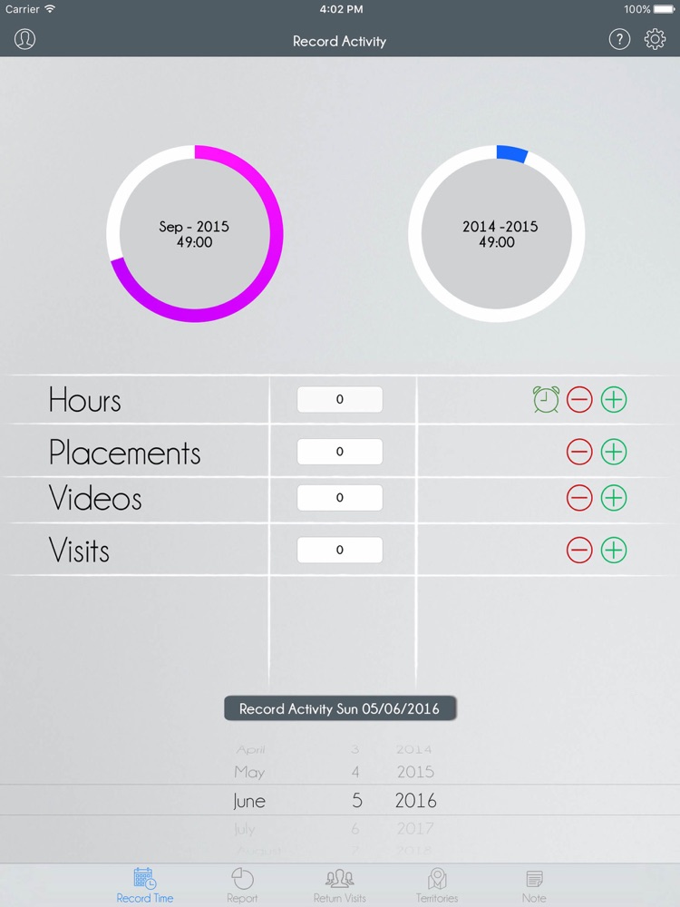 Field service report app image