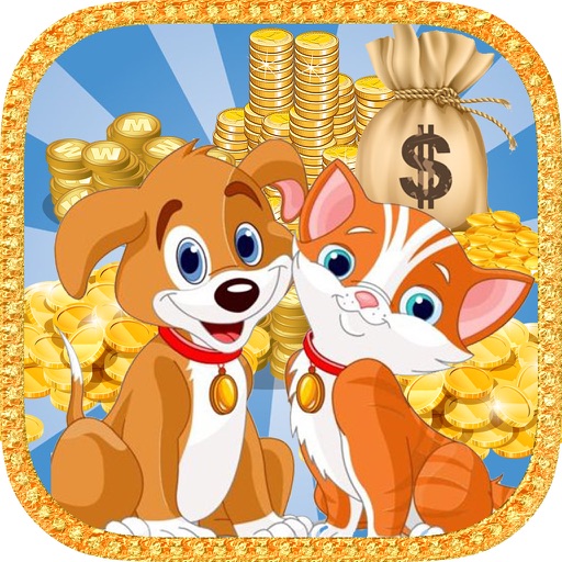 NEW Pet World Slot Casino Machine Icon