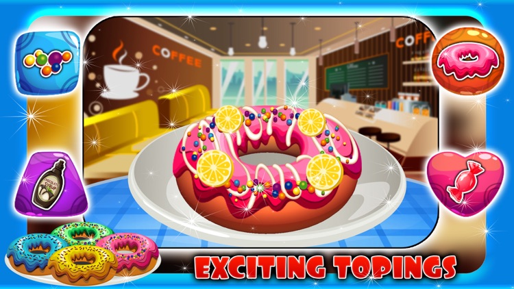 Coffee Donut Cooking - Dessert Maker game