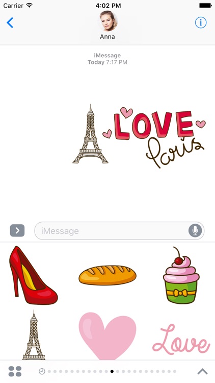 French Stickers for iMessage - Bonjour Paris