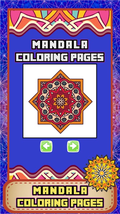 Adult Coloring Book Mandala Stress Relief Therapy screenshot 3