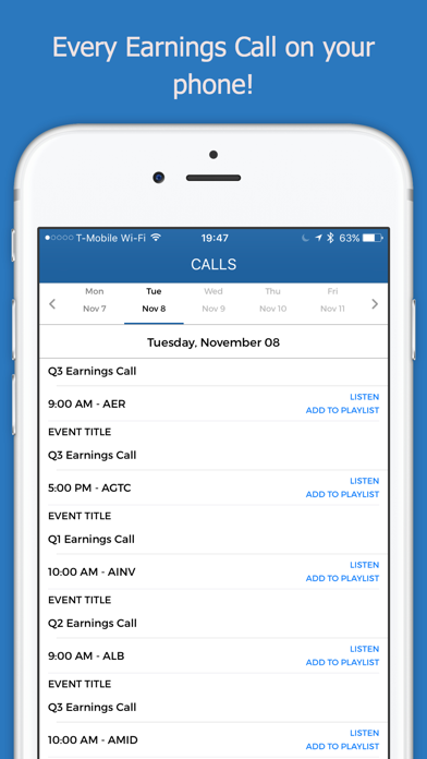 How to cancel & delete Stock Earnings Calendar with Conference Calls from iphone & ipad 4