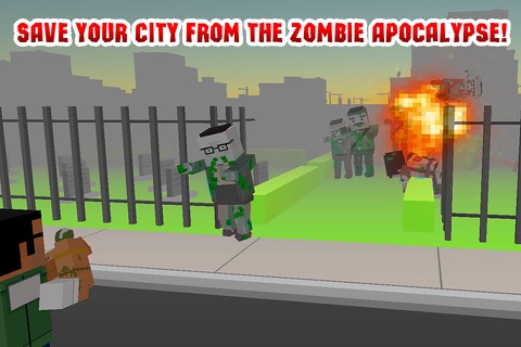Cube Wars: Zombie Invasion 3D Full screenshot 3