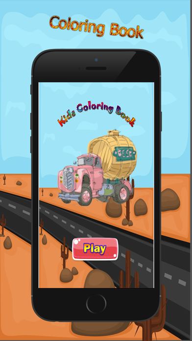 How to cancel & delete car monster truck rocks - coloring pigment markers from iphone & ipad 2