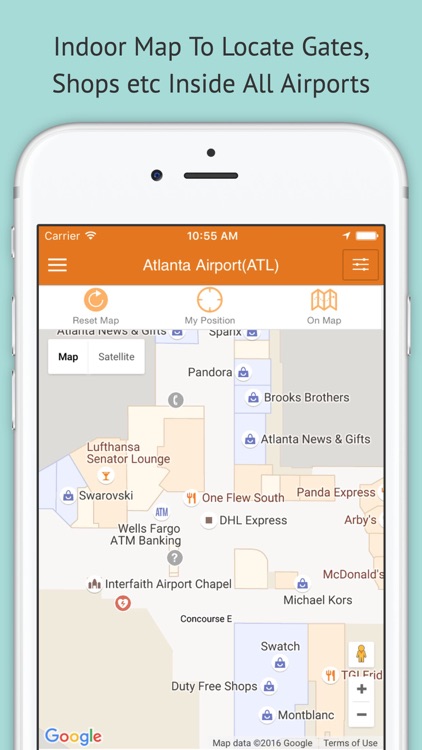 Airport Map Pro - Gates & Places Inside Airports