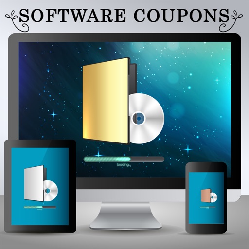 Software Coupons, Free Software Discount Icon