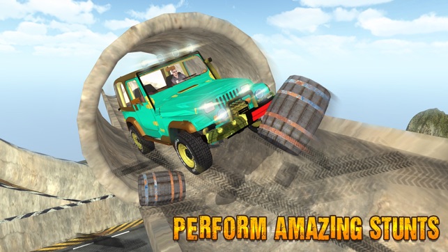 4x4 Off-Road Crazy Jeep Stunts(圖3)-速報App