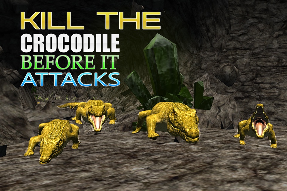 Crocodile Hunter Simulator 3D – kill deadly predator in this shooting simulation game screenshot 3