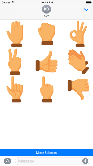 Hand Sign Stickers