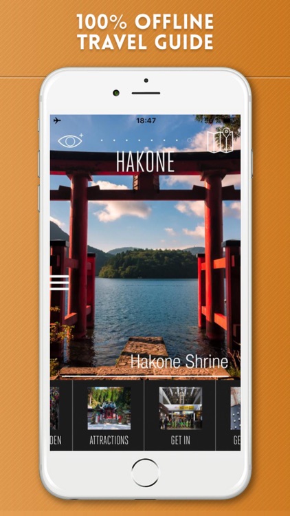 Hakone Travel Guide with Offline City Street Map