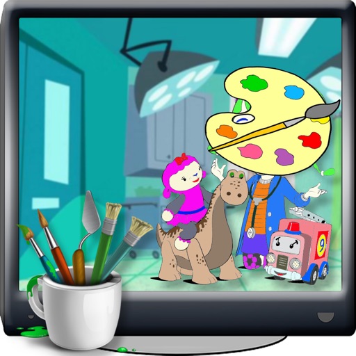 Coloring For Kids Game Doc Mcstuffins Version iOS App