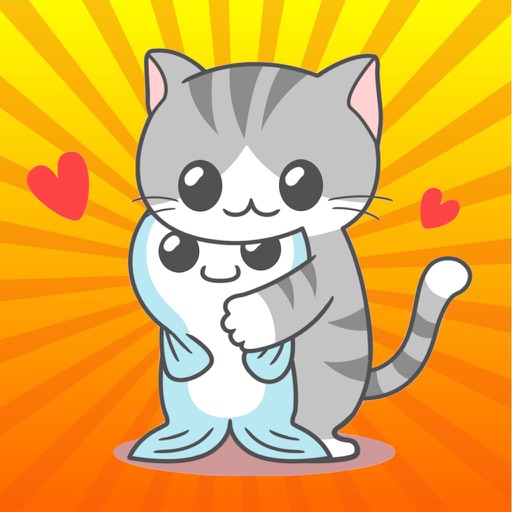 Cat Cute Baby GIF- Fc Sticker icon