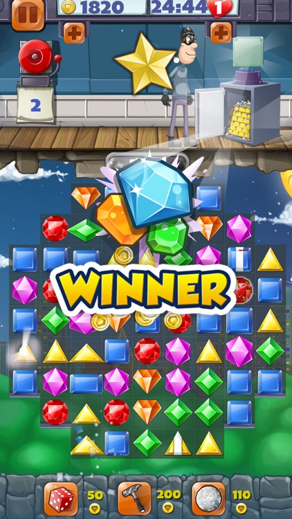 Jewel Blast Thief Quest Adventure – Match 3 Puzzle