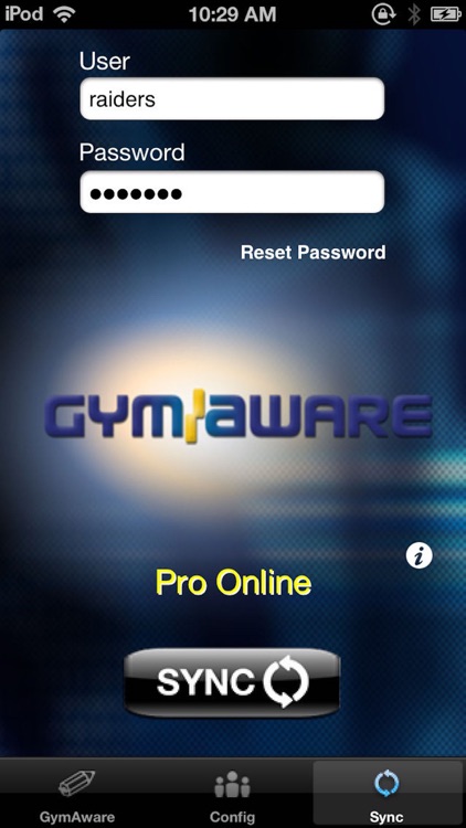 GymAware On-line