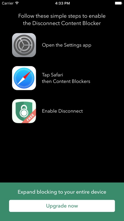 Disconnect Free - tracker protection for Safari