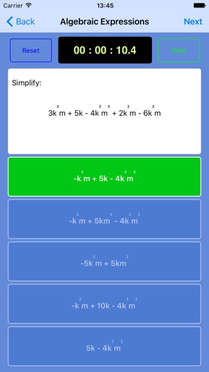 Algebra Quiz Master