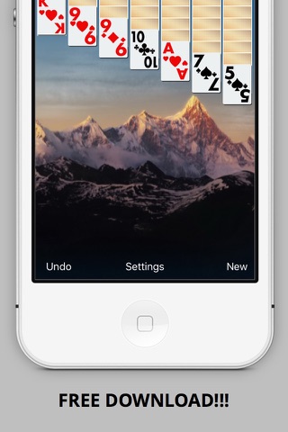 Full Pack Tri-Peaks Solitaire Classic screenshot 2