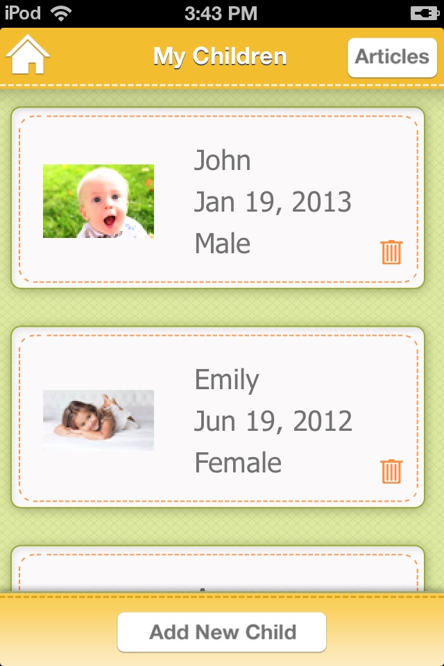 Child Health Tracker From HealthyChildren.org screenshot 2