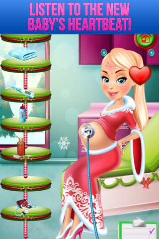 Mommy Christmas Baby - Holiday Salon & Kids Games screenshot 2