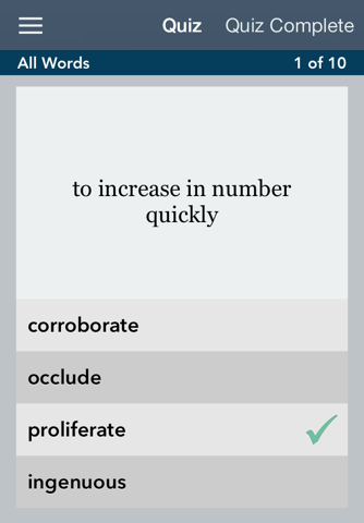 Exam Vocabulary Builder - náhled