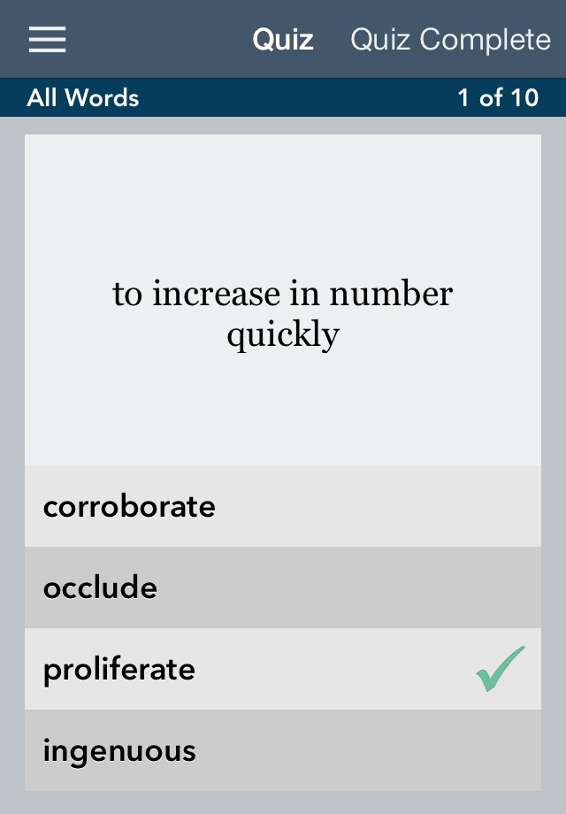 Exam Vocabulary Builder screenshot 4