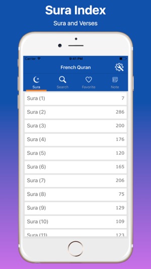 French Quran and Easy Search