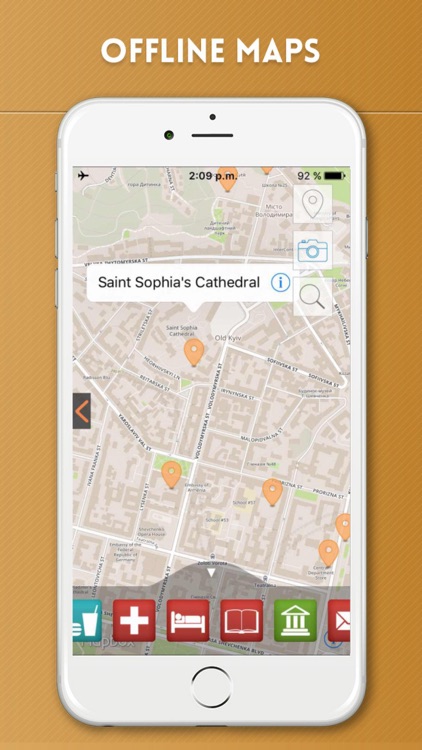 Kiev Travel Guide with Offline City Street Map screenshot-4