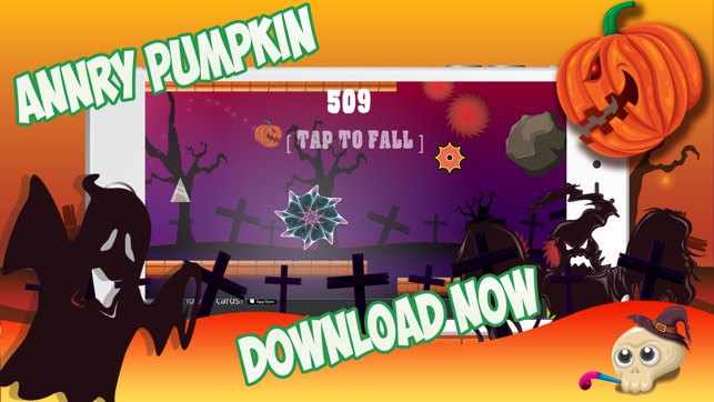 Halloween Tap the Angry Pumpkin