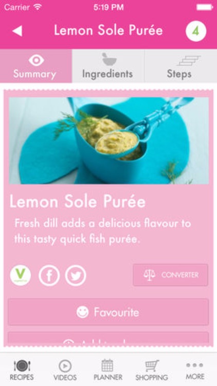 Annabel Karmel's Baby & Toddler Recipe App