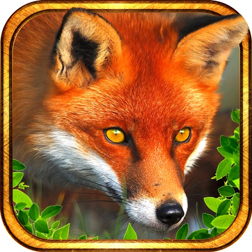 Wild Fox Simulator Games 3D - Become Red Fox & Hunt Wild Farm Animals Near Dangerous Jungle Icon