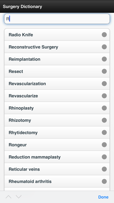 How to cancel & delete Surgery Dictionary Offline from iphone & ipad 3